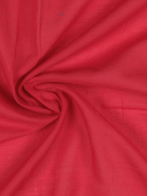 Scarlet Red Cotton Voile Scarlet Red Cotton Voile