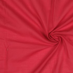 Scarlet Red Cotton Voile Scarlet Red Cotton Voile