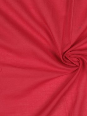 Scarlet Red Cotton Voile Scarlet Red Cotton Voile