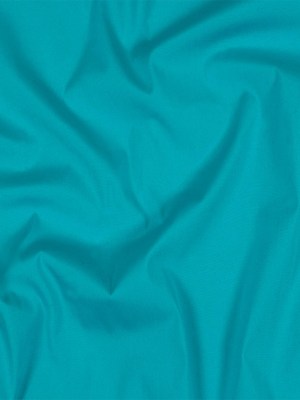 Turquoise Stretch Cotton and Nylon Shirting Turquoise Stretch Cotton and Nylon Shirting
