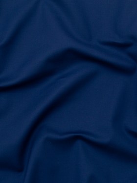 Estate Blue Stretch Cotton Poplin Estate Blue Stretch Cotton Poplin