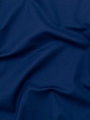 Estate Blue Stretch Cotton Poplin Estate Blue Stretch Cotton Poplin