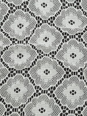 Off-White Cotton Crochet Lace Off-White Cotton Crochet Lace