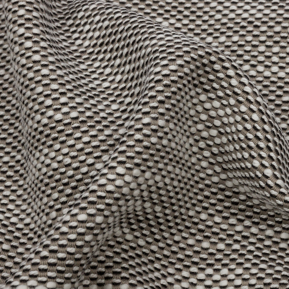 Stone/Black/White Solid Linen