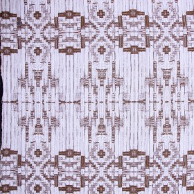 Carolina Herrera Coffee and White Brocade Carolina Herrera Coffee and White Brocade