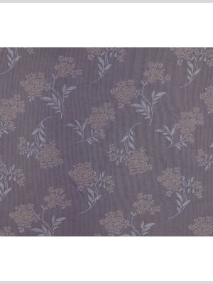Chinois Ivory and Taupe Floral Poly Brocade Chinois Ivory and Taupe Floral Poly Brocade
