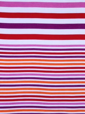 White/Multi-Colored Jersey Stripes White/Multi-Colored Jersey Stripes