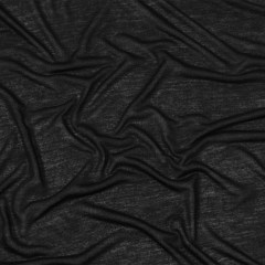 Black Polyester Lightweight Sweater Knit Black Polyester Lightweight Sweater Knit