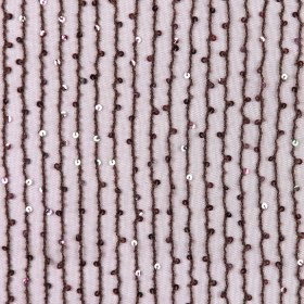 Chocolate Sequin Striped Mesh Chocolate Sequin Striped Mesh