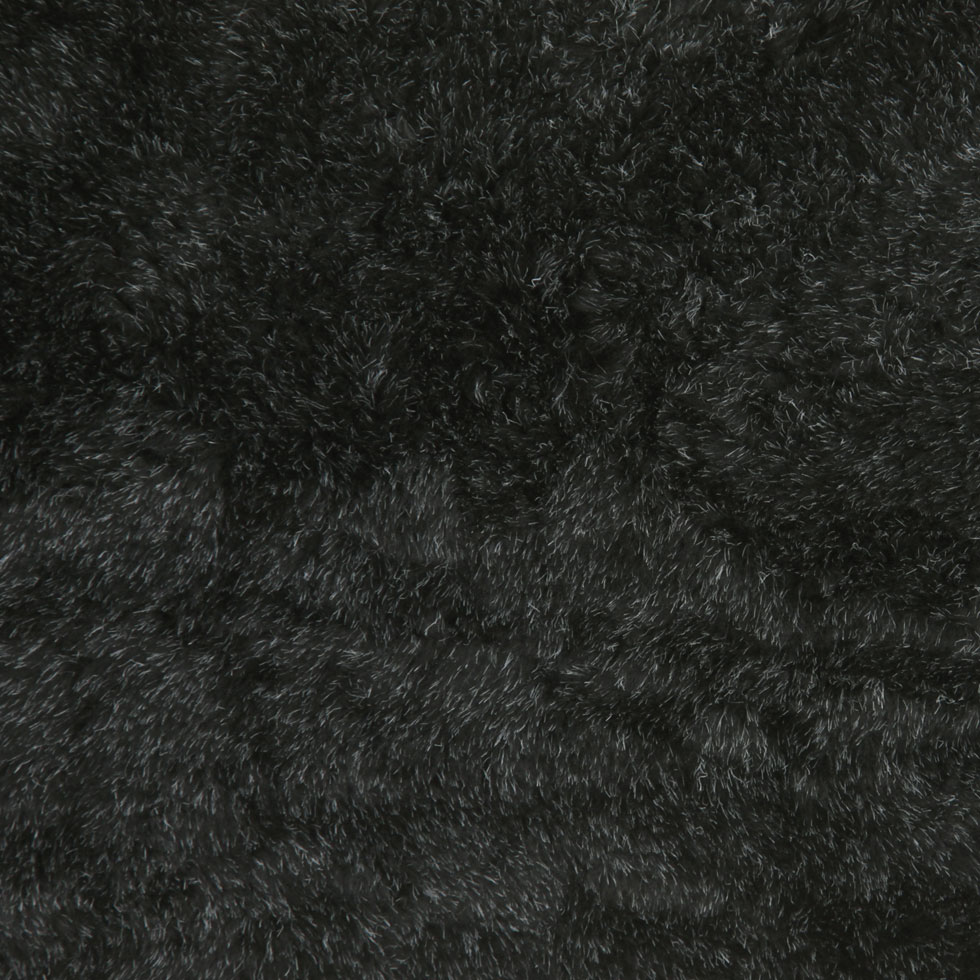 Black and Pale Gray Speckled Faux Fur Black and Pale Gray Speckled Faux Fur