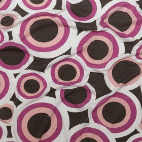 Wren, Mellow Rose and Magenta Haze Geometric Printed Polyester Jersey Wren, Mellow Rose and Magenta Haze Geometric Printed Polyester Jersey