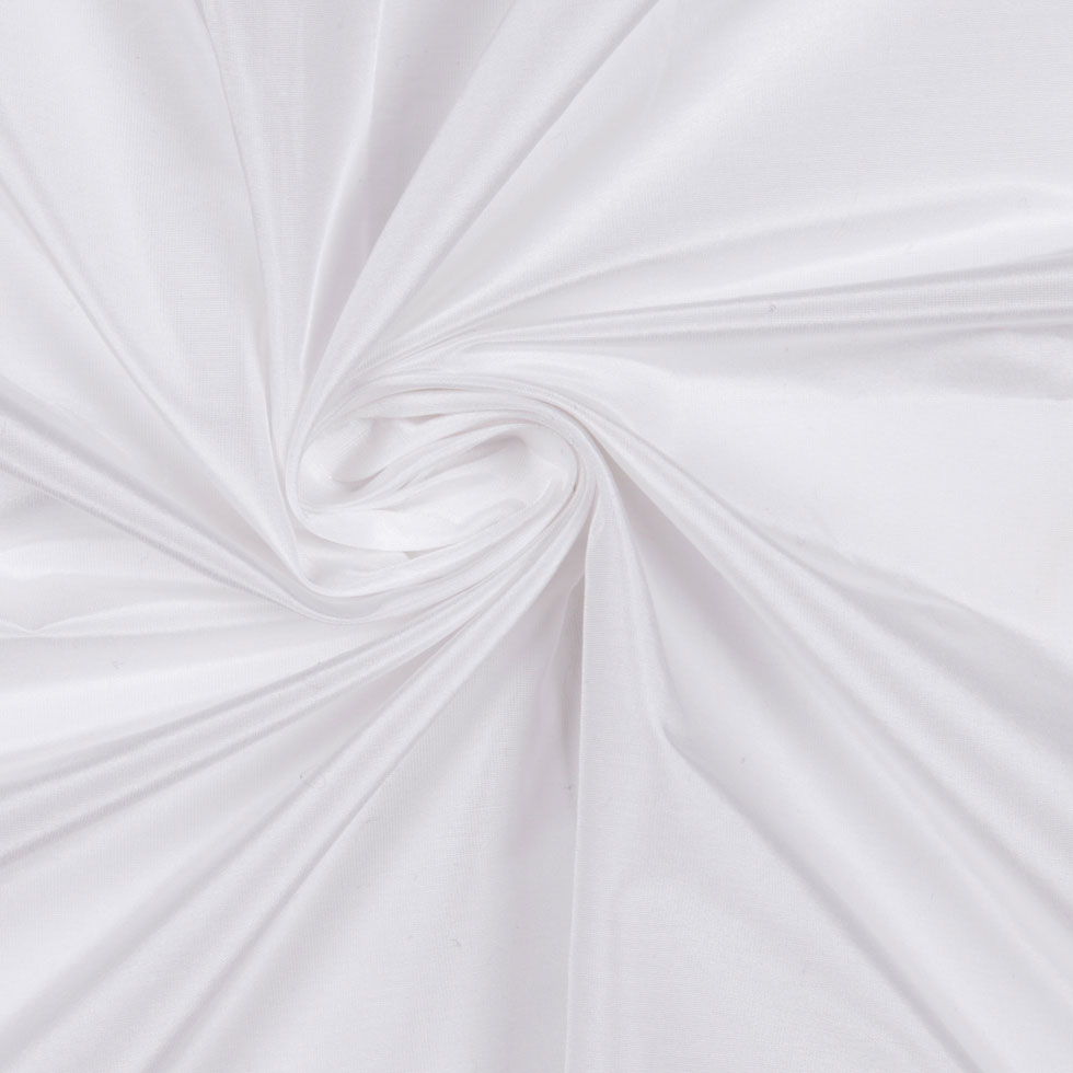 White Solid Polyester Taffeta White Solid Polyester Taffeta