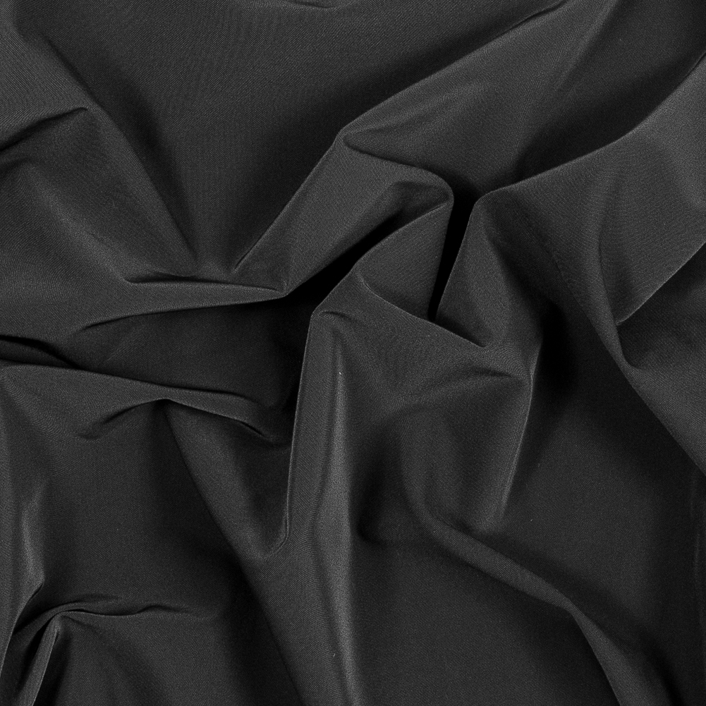 Black Stretch Polyester Twill Black Stretch Polyester Twill
