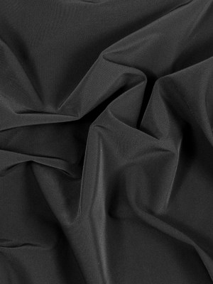 Black Stretch Polyester Twill Black Stretch Polyester Twill