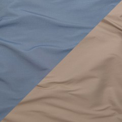 Bering Sea and Simply Taupe Reversible Polyester Taffeta Bering Sea and Simply Taupe Reversible Polyester Taffeta