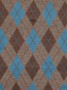 Brown/Taupe/Turquoise Argyle Cotton-Blend Knit Brown/Taupe/Turquoise Argyle Cotton-Blend Knit