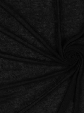 Black Sheer Rayon Knit Black Sheer Rayon Knit