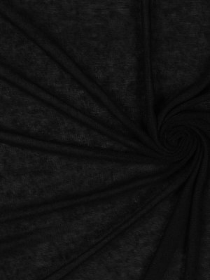 Black Sheer Rayon Knit Black Sheer Rayon Knit