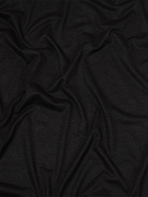 Black Slubbed Stretch Rayon Jersey Black Slubbed Stretch Rayon Jersey