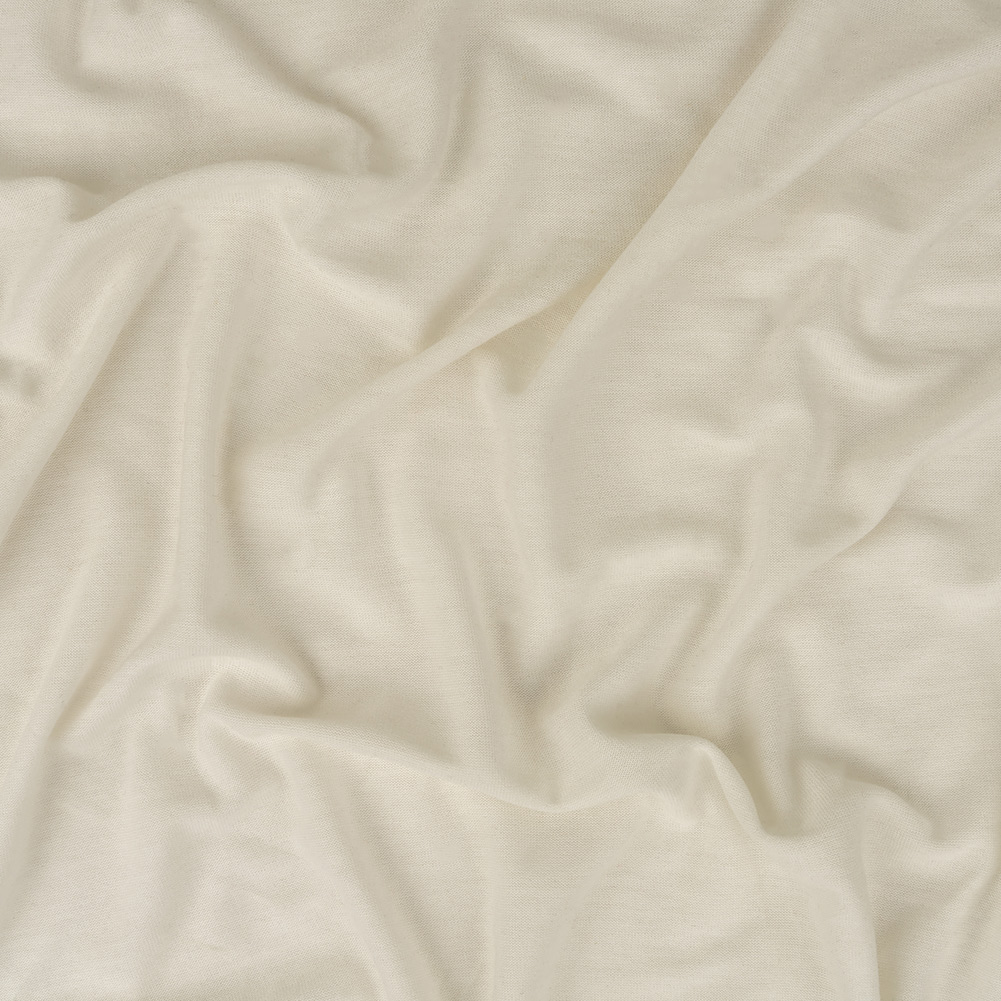 Off White Lightweight Rayon Jersey Off White Lightweight Rayon Jersey