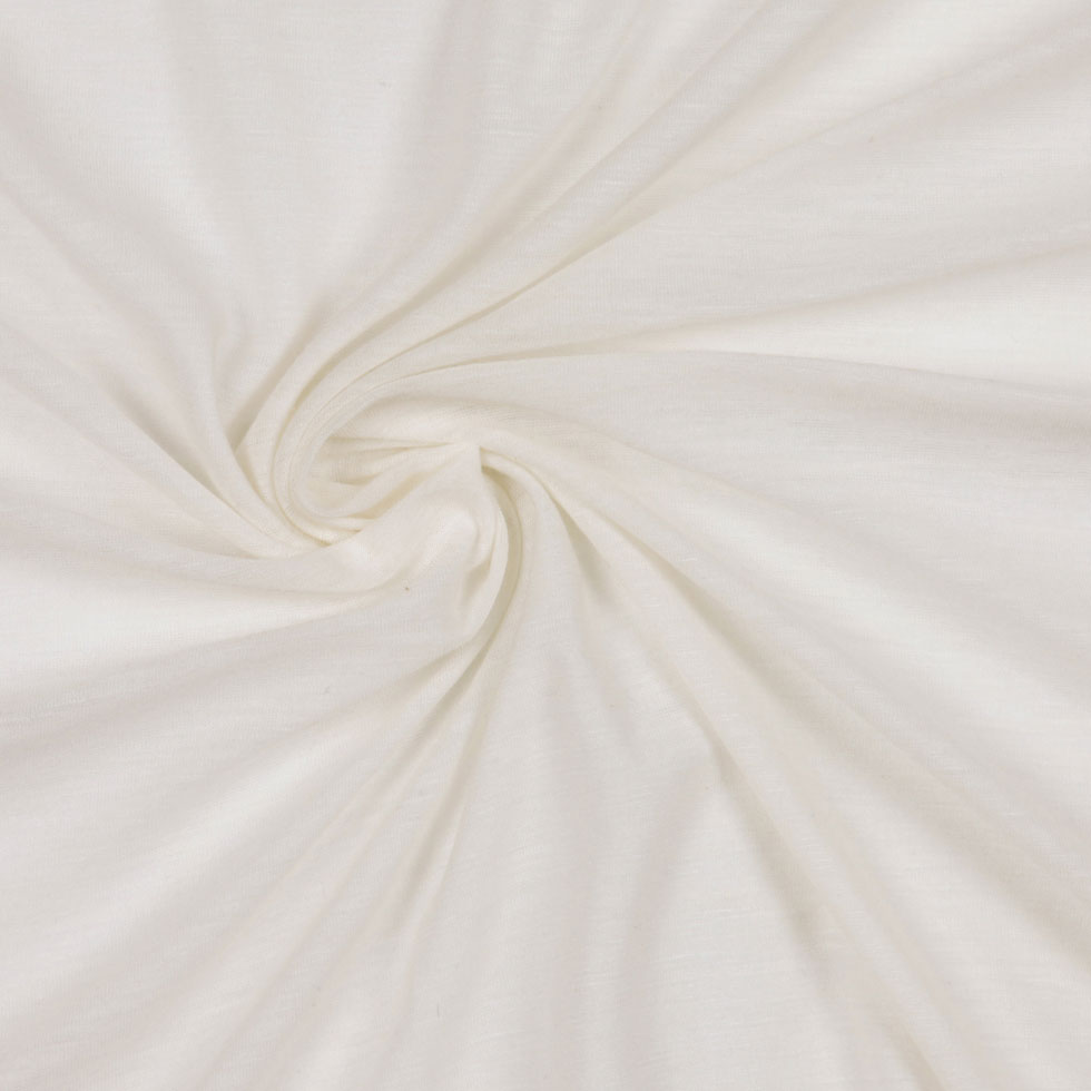 Ivory Tissue-Weight Rayon Jersey Ivory Tissue-Weight Rayon Jersey
