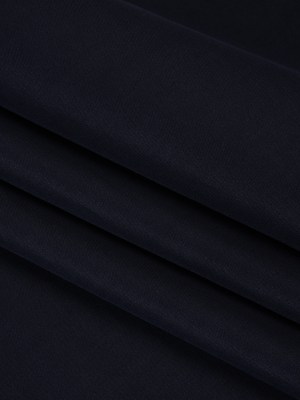 Rayon and Cotton Twill – Navy – Deadstock Rayon and Cotton Twill – Navy – Deadstock