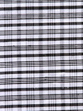 Black and Ivory Plaid Shantung/Dupioni Black and Ivory Plaid Shantung/Dupioni