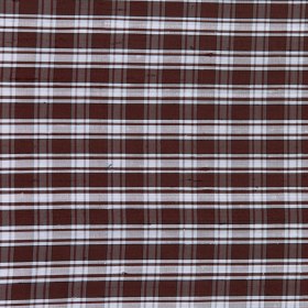 Chocolate Plaid Shantung/ Dupioni Chocolate Plaid Shantung/ Dupioni