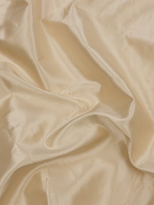 Cream Stiff Silk Satin with Metal Threads Cream Stiff Silk Satin with Metal Threads