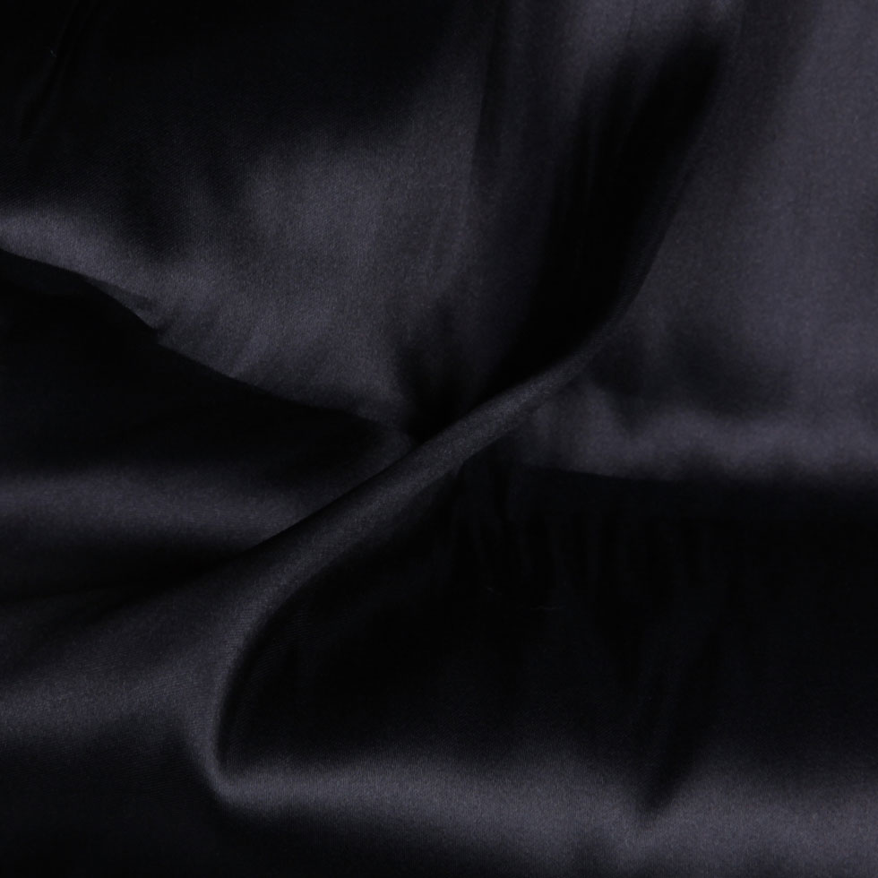 Blue Graphite Satin-Faced Silk Organza Blue Graphite Satin-Faced Silk Organza