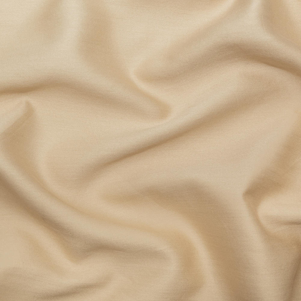 Warm Beige Silk and Wool Woven Warm Beige Silk and Wool Woven