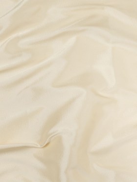 Cream Satin-Faced Silk and Wool Blended Woven Cream Satin-Faced Silk and Wool Blended Woven