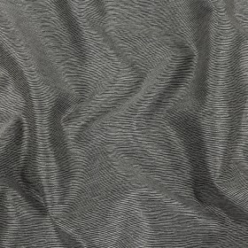 Black Onyx and White Alyssum Striated Silk Woven Black Onyx and White Alyssum Striated Silk Woven