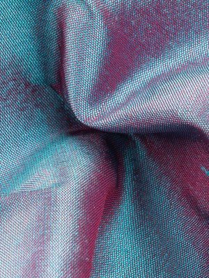 Iridescent Sky Blue and Magenta Silk Shantung Iridescent Sky Blue and Magenta Silk Shantung