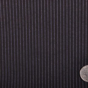 Black-Brown/Purple/White Striped Suiting Black-Brown/Purple/White Striped Suiting