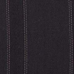 Italian Black Striped Wool Suiting Italian Black Striped Wool Suiting
