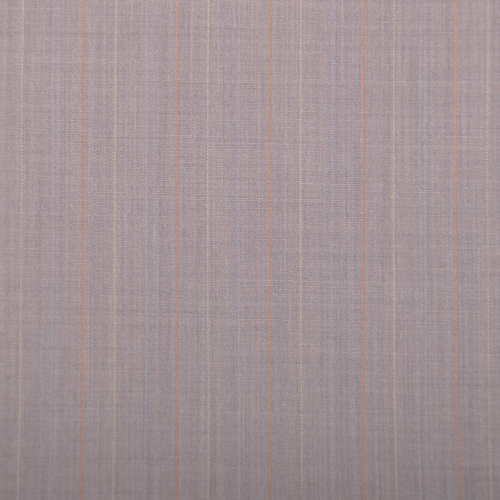 Light Gray/Sherbet/Baby Blue Striped Suiting Light Gray/Sherbet/Baby Blue Striped Suiting