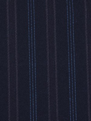 Black/Baby Blue Striped Suiting Black/Baby Blue Striped Suiting