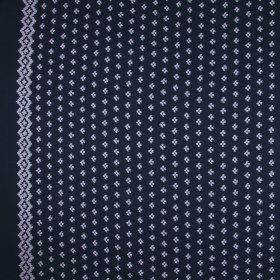 Italian Famous NYC Designer Border Printed Wool-Rayon Woven Italian Famous NYC Designer Border Printed Wool-Rayon Woven