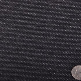 Carolina Herrera Swiss Pinstriped Metallic Black and Silver Novelty Wool Woven Carolina Herrera Swiss Pinstriped Metallic Black and Silver Novelty Wool Woven