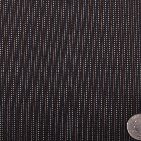 Black/Off-White/Caramel Striped Suiting Black/Off-White/Caramel Striped Suiting