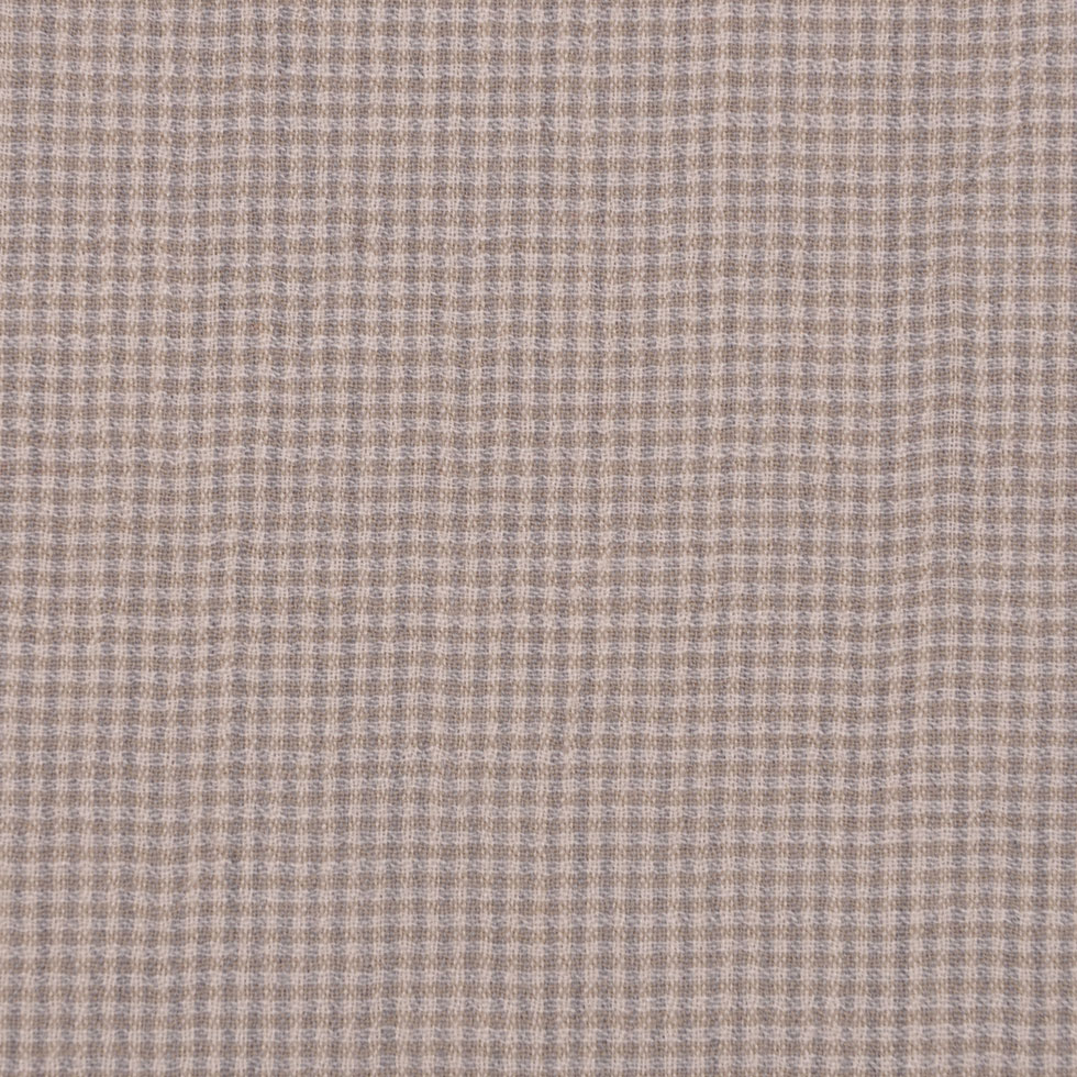 Italian Khaki/Off-White Wool Suiting Italian Khaki/Off-White Wool Suiting