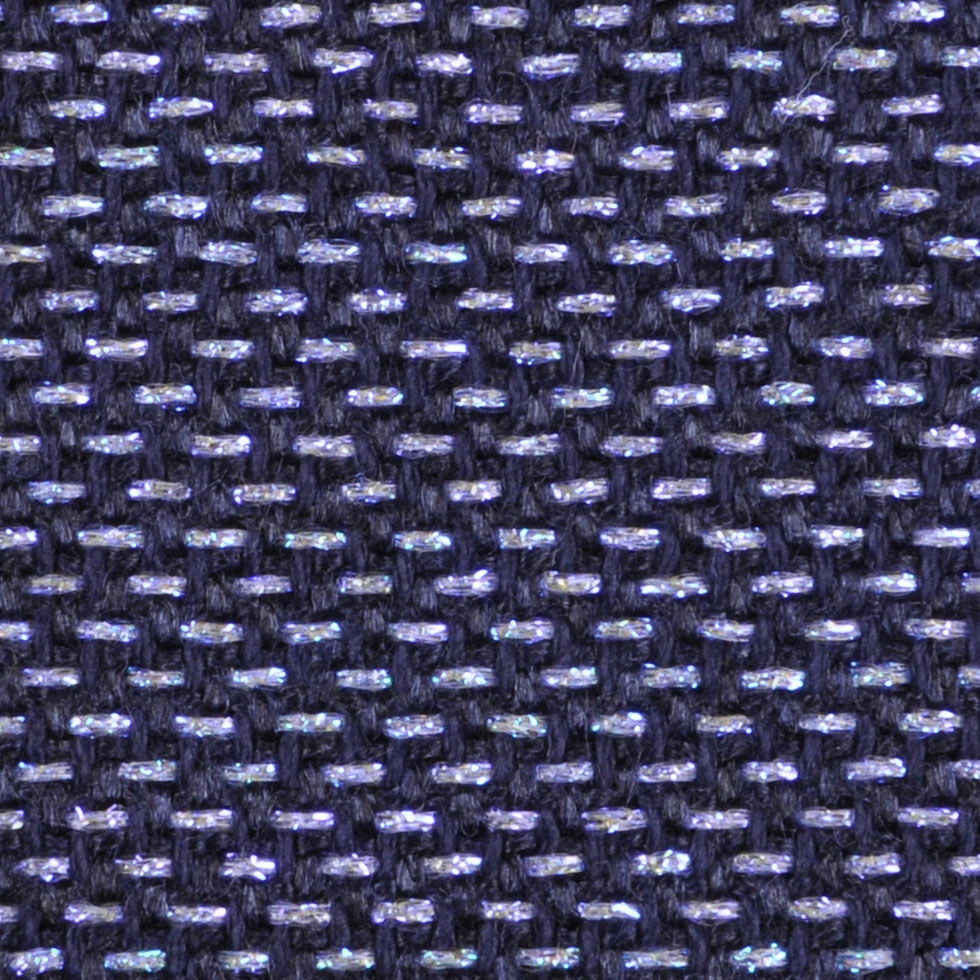 Navy/Pastel Purple/Metallic Pu Solid Woven