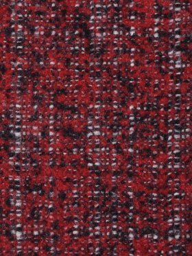 Dusted Red/White/Charcoal Woven Wool Blend Dusted Red/White/Charcoal Woven Wool Blend