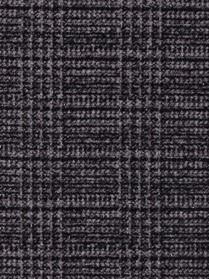 Italian Gray Plaid Wool-Lurex Novelty Tweed Italian Gray Plaid Wool-Lurex Novelty Tweed