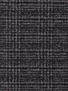 Italian Gray Plaid Wool-Lurex Novelty Tweed Italian Gray Plaid Wool-Lurex Novelty Tweed