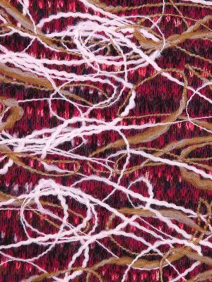 Magenta/Tan/White Solid Novelty Knit Magenta/Tan/White Solid Novelty Knit