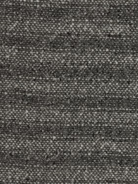 Italian Black Onyx and Gray Wool Boucle Coating Italian Black Onyx and Gray Wool Boucle Coating
