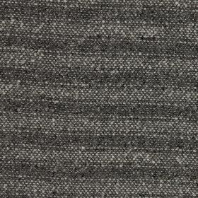 Italian Black Onyx and Gray Wool Boucle Coating Italian Black Onyx and Gray Wool Boucle Coating