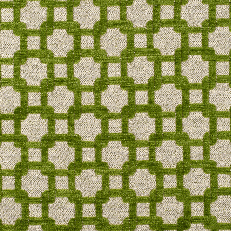 Apple Green/Metallic Cream Net Chenille with Metallic Base Apple Green/Metallic Cream Net Chenille with Metallic Base
